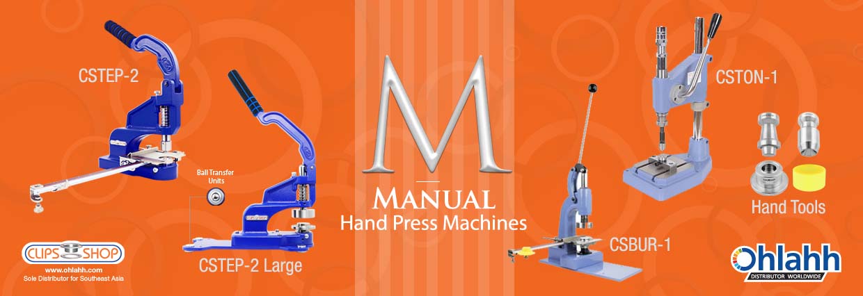 ohlaah manual handpress machines for eyelets