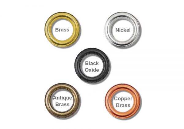 Grommets. 11.6mm Hole Size | 5 Different Finish. 500 sets x 1 packet. - Image 2