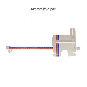 Grommet Sniper Small for Alignment of Grommets. Metric Marking Ruler.